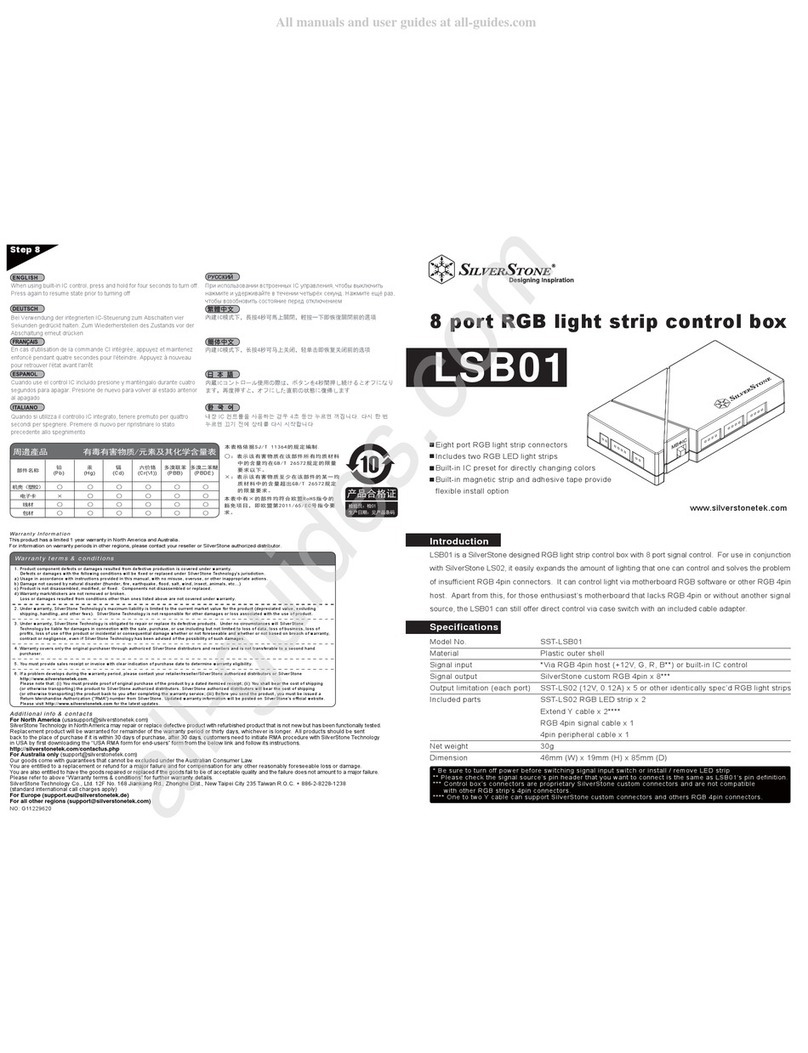 SilverStone LSB01 quick start guide