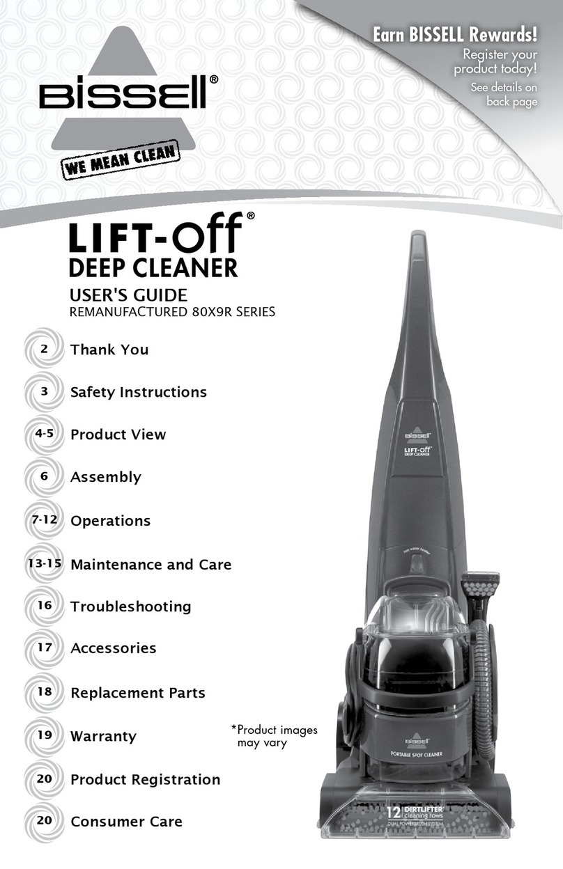 Bissell Lift-Off 80X9R Series user guide