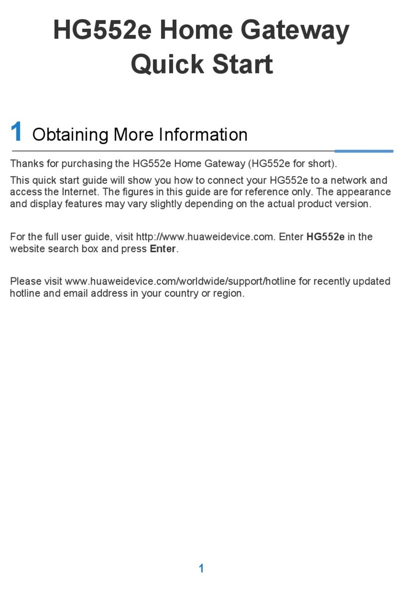 Huawei HG552e User manual