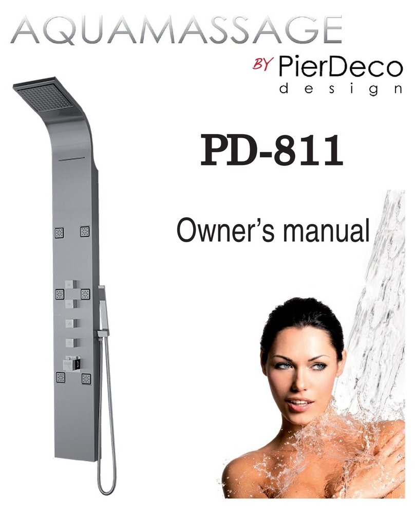 PierDeco AQUAMASSAGE PD-811 owner's manual