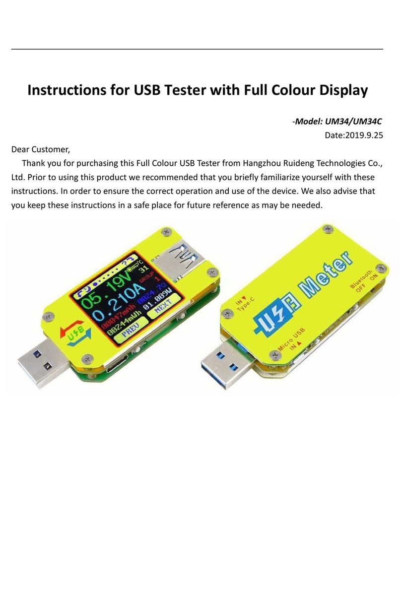 RuiDeng UM34C User manual