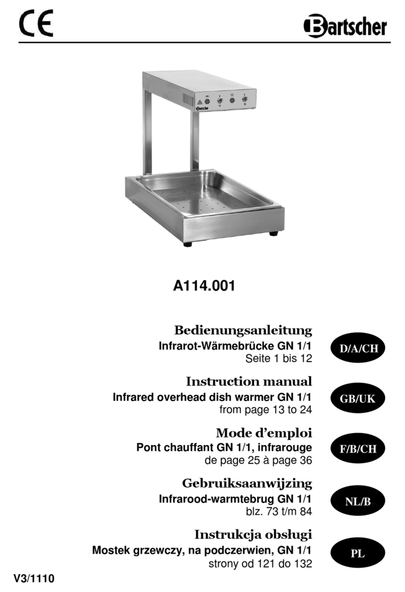Bartscher A114.001 User manual