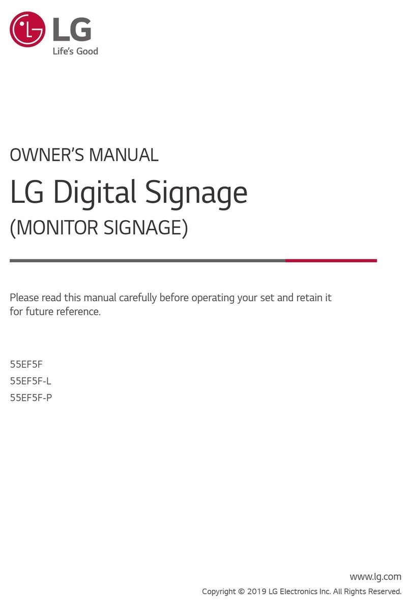LG 55EF5F-P User manual