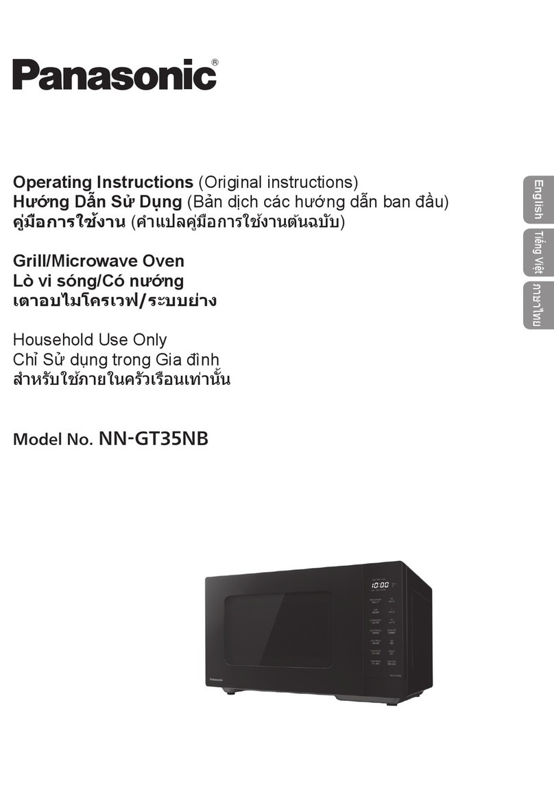 Panasonic NN-GT35NB User manual