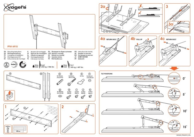 VOGELS PFW 6910 Mounting instructions