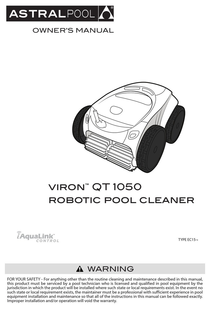 Astral Pool VIRON QT 1050 owner's manual