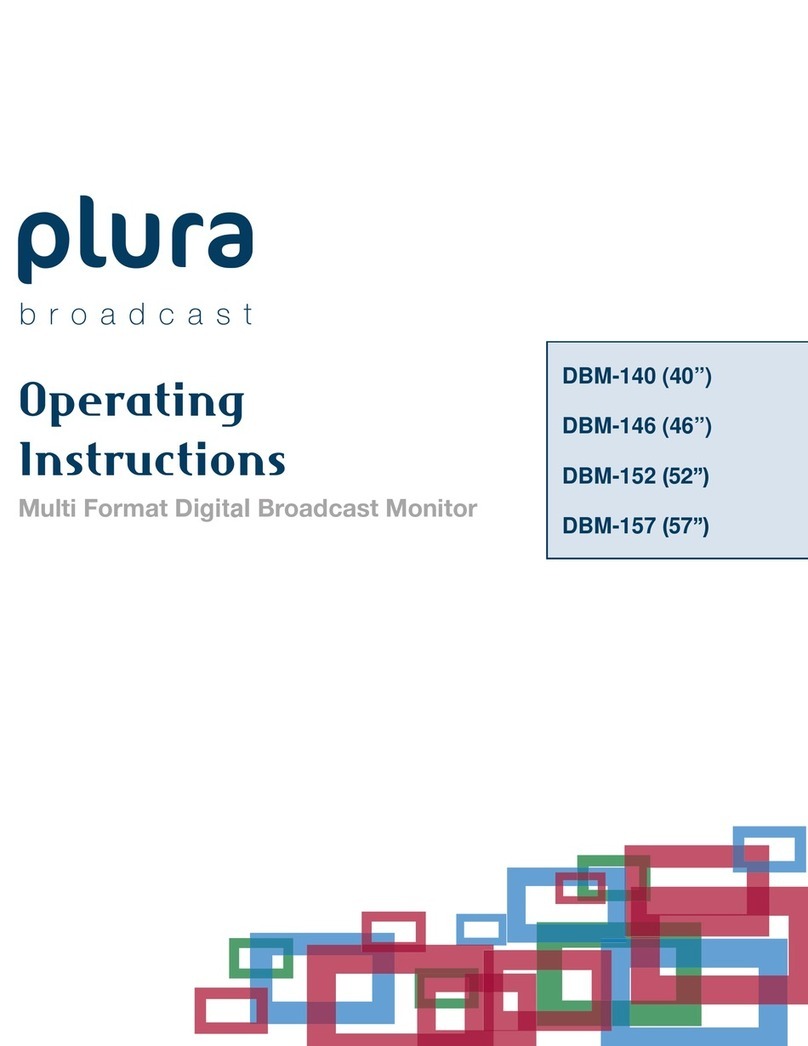 Plura DBM-152 operating instructions