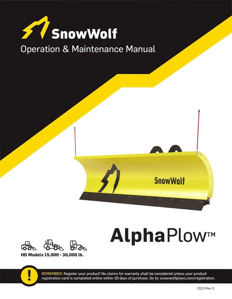 SnowWolf AlphaPlow Manual