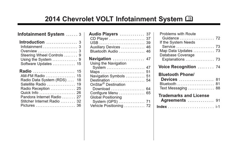 Chevrolet VOLT 2014 User manual