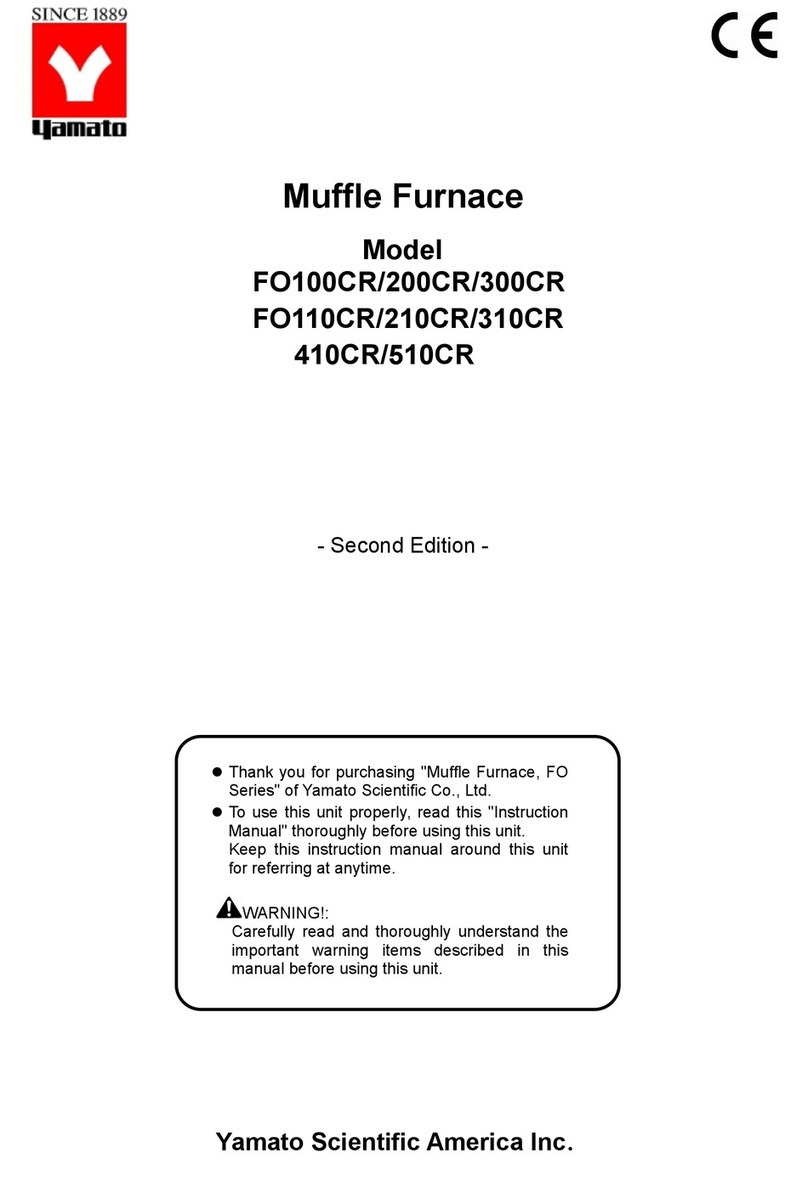 Yamato FO100CR User manual