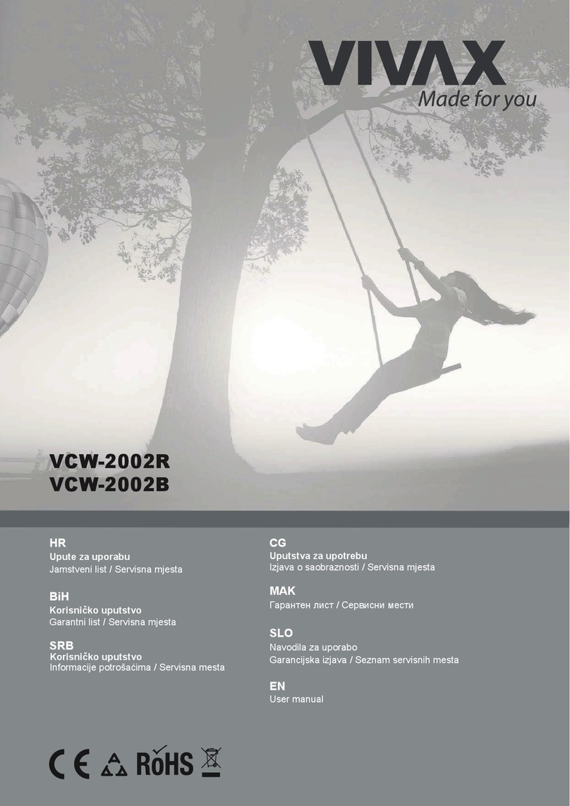 Vivax VCW-2002R user manual