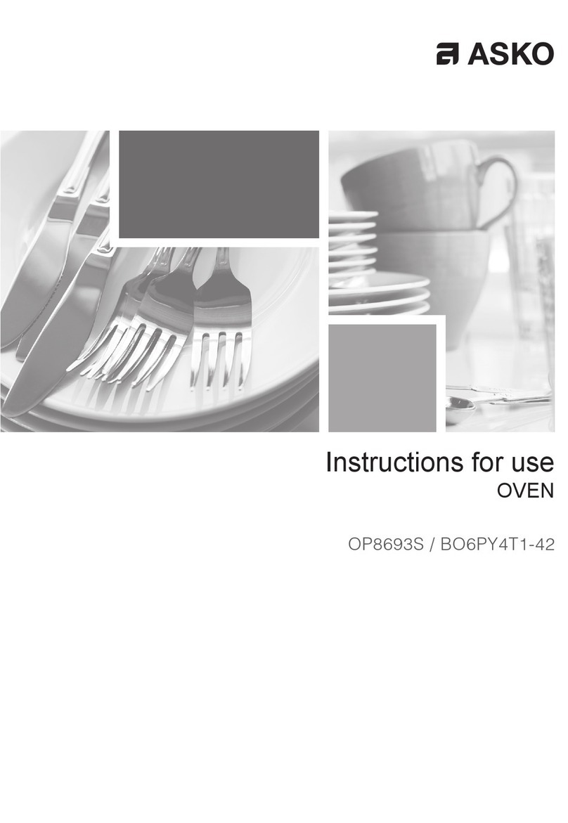 Asko OP8693S User manual