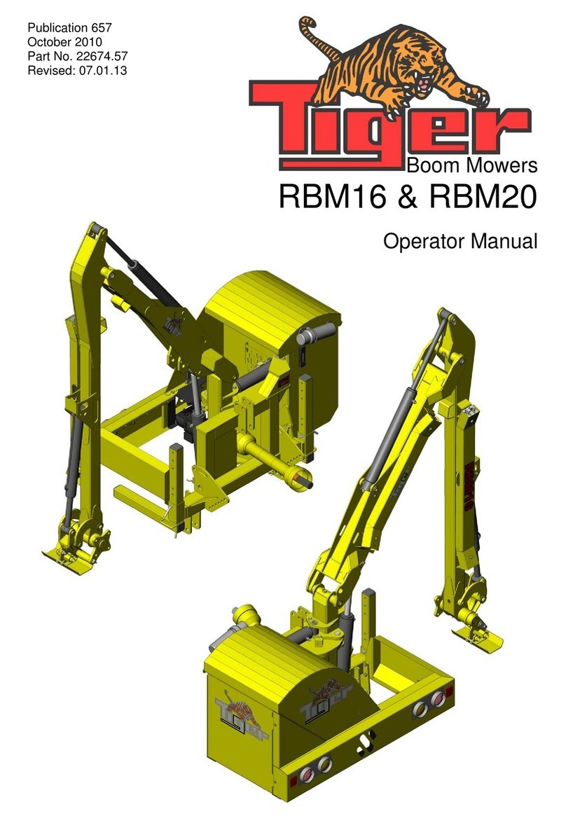 Tiger RBM16 Operator's manual