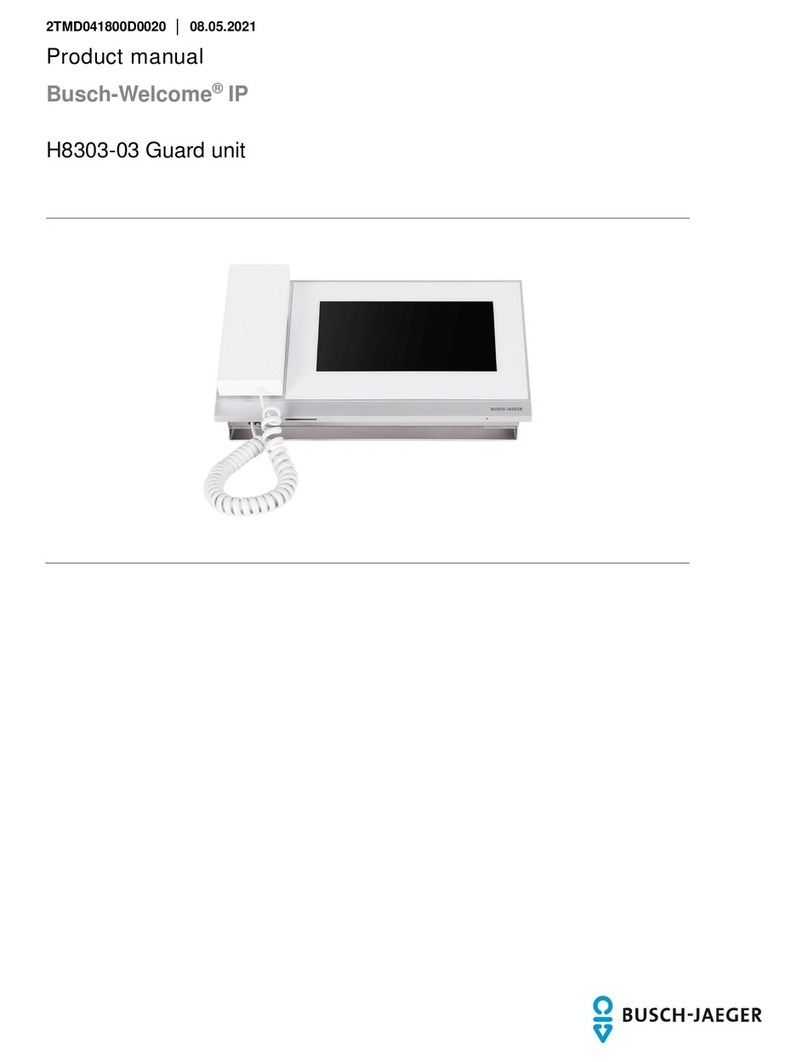Busch-Jaeger Busch-Welcome IP H8303-03 product manual