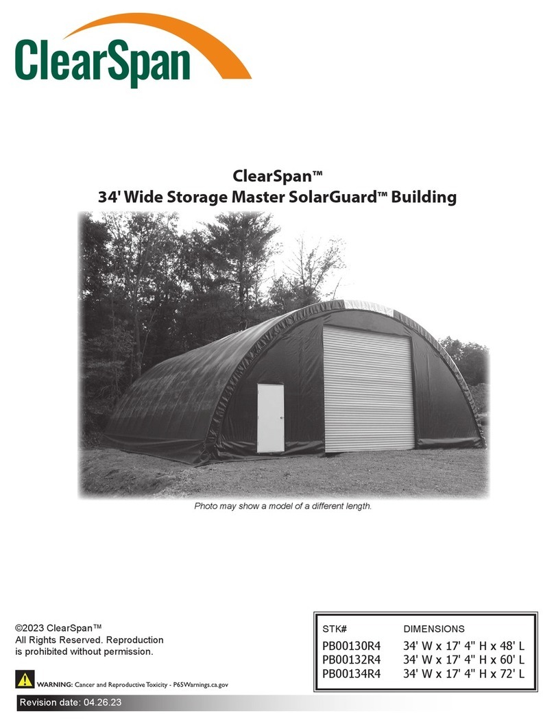 ClearSpan PB00130R4 User manual