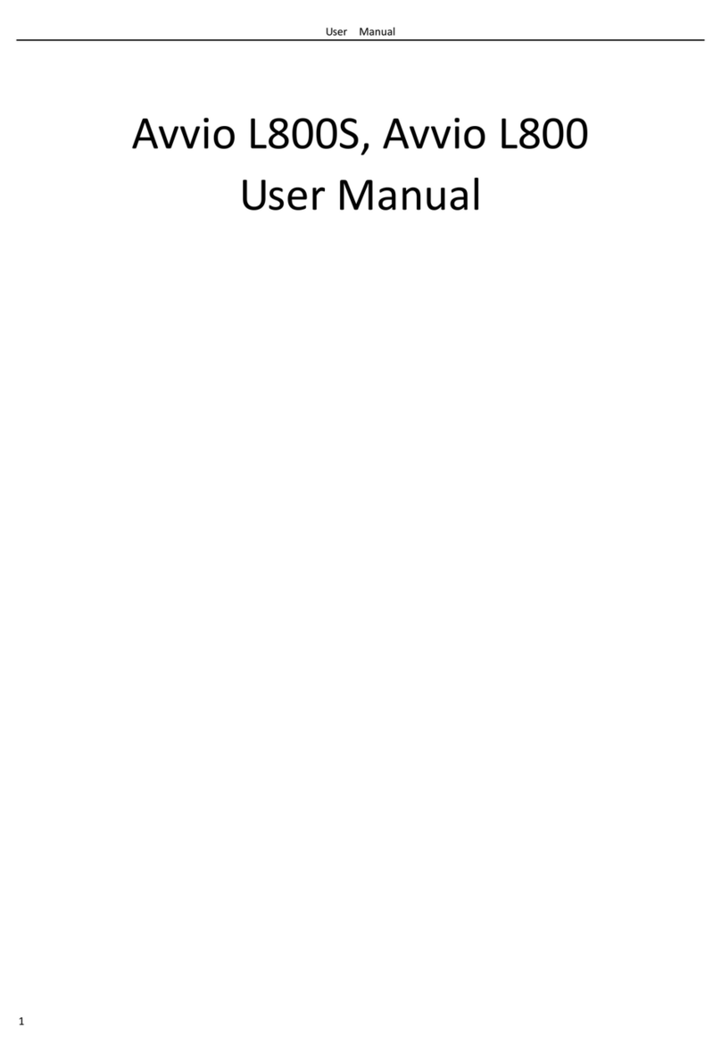 Avvio L800S User manual