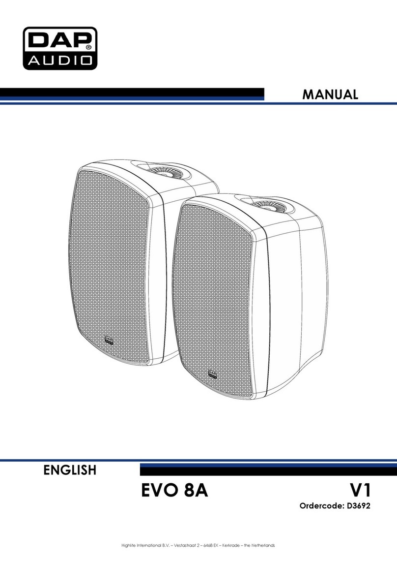 DAPAudio EVO 8A User manual
