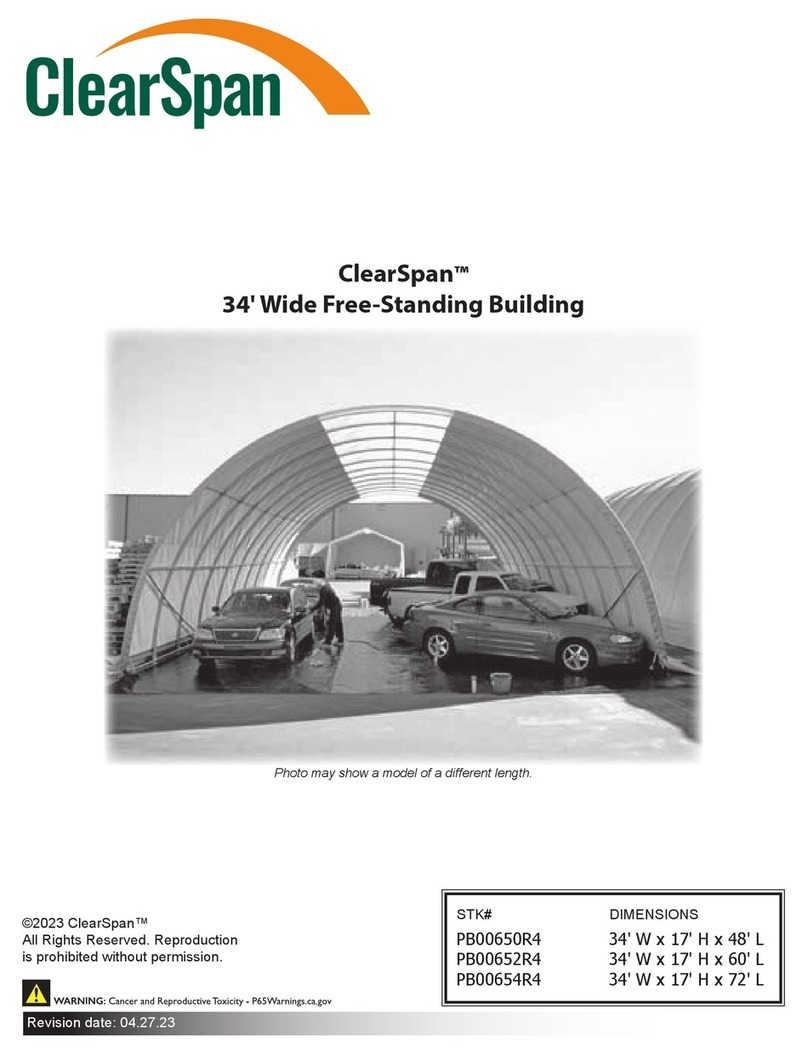 ClearSpan PB00650R4 manual