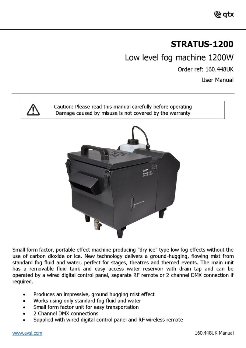 Qtx STRATUS-1200 User manual