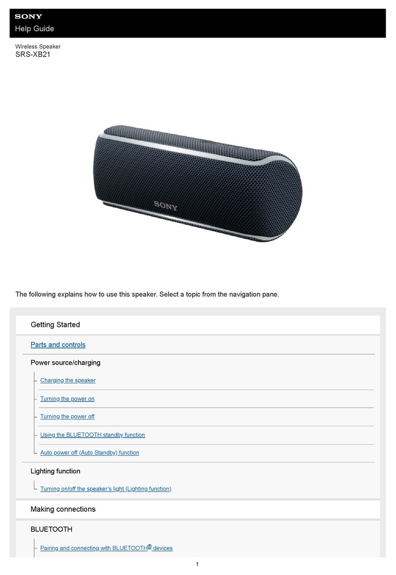Sony SRS-XB21 Help guide