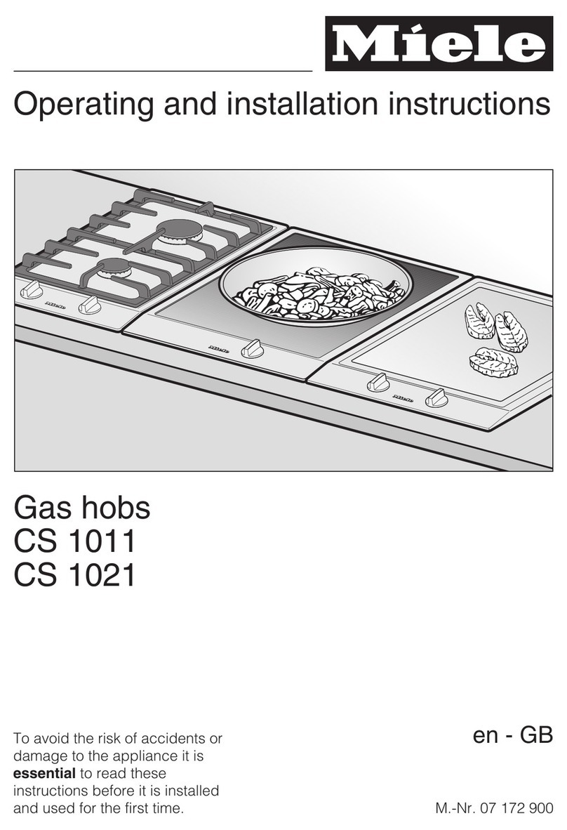 Miele CS 1021 User manual Miele CS 1021 User manual
