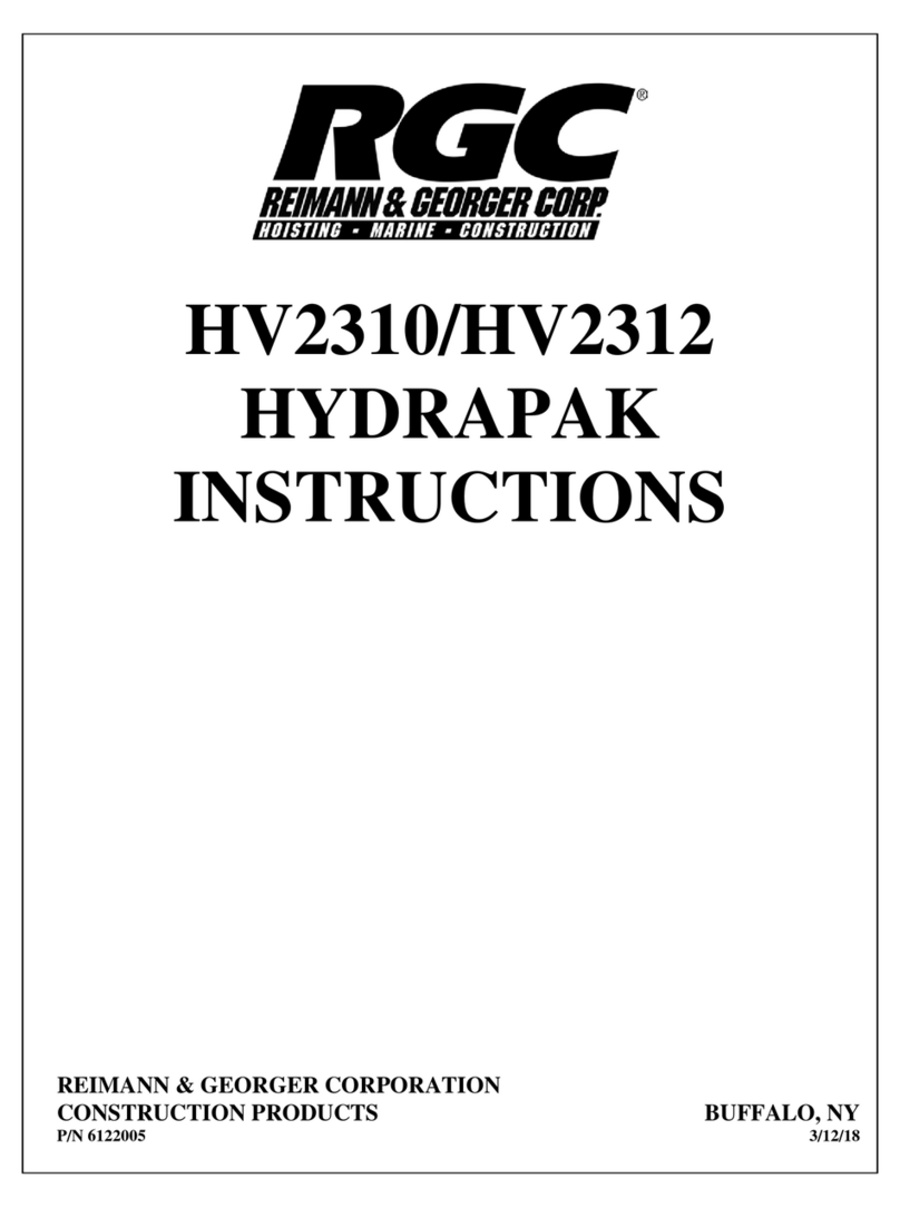 RGC HV2310 instructions
