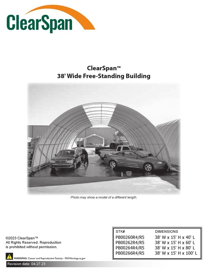 ClearSpan PB00260R4 manual