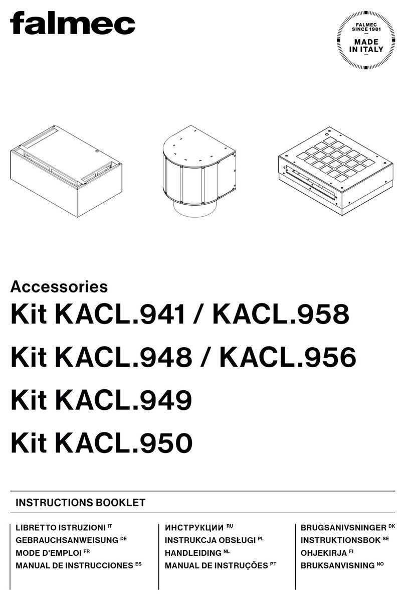 FALMEC KACL.958 Instruction booklet