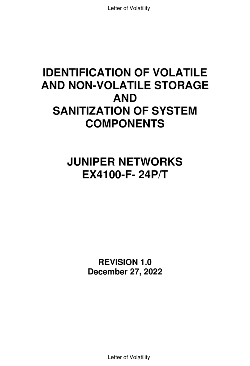 Juniper EX4100-F- 24P/T User manual