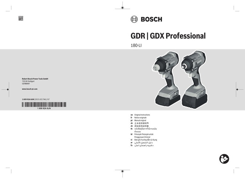 Bosch 0 601 9G5 1F0 User manual