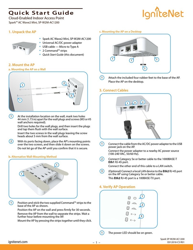 IgniteNet Spark AC Wave2 Mini User manual