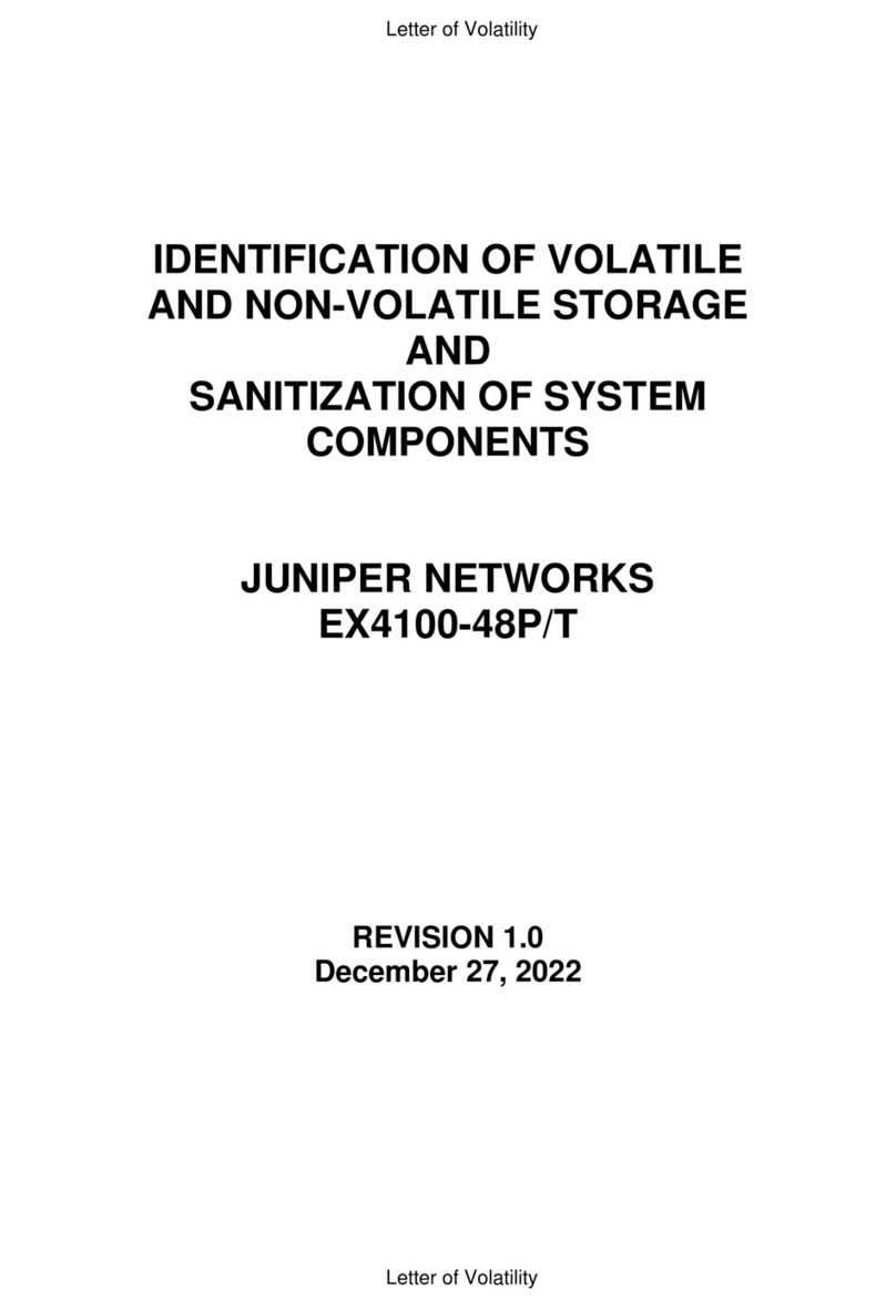 Juniper EX4100-48P/T User manual