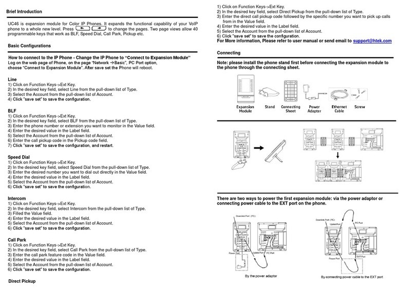Htek UC46 User manual