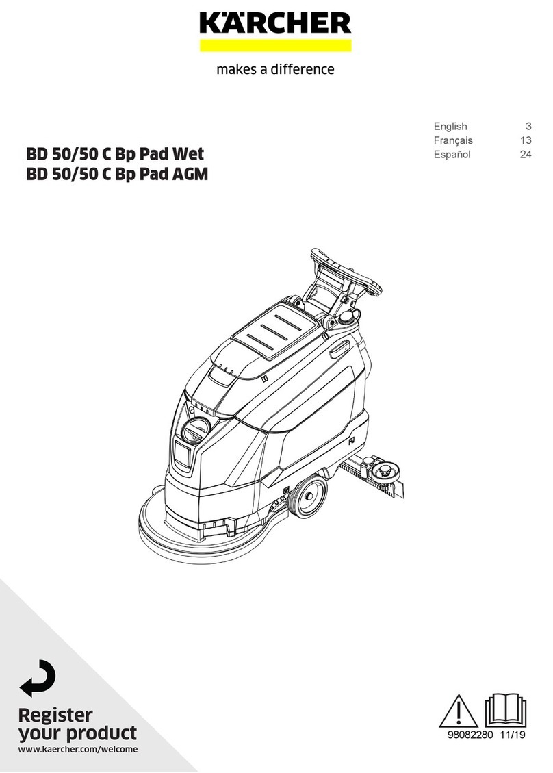 Kärcher BD 50/50 C Bp Pad Wet User manual