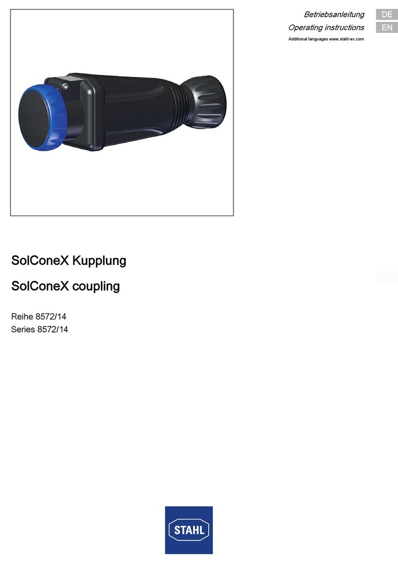 Stahl SolConeX 8572/14 Series operating instructions
