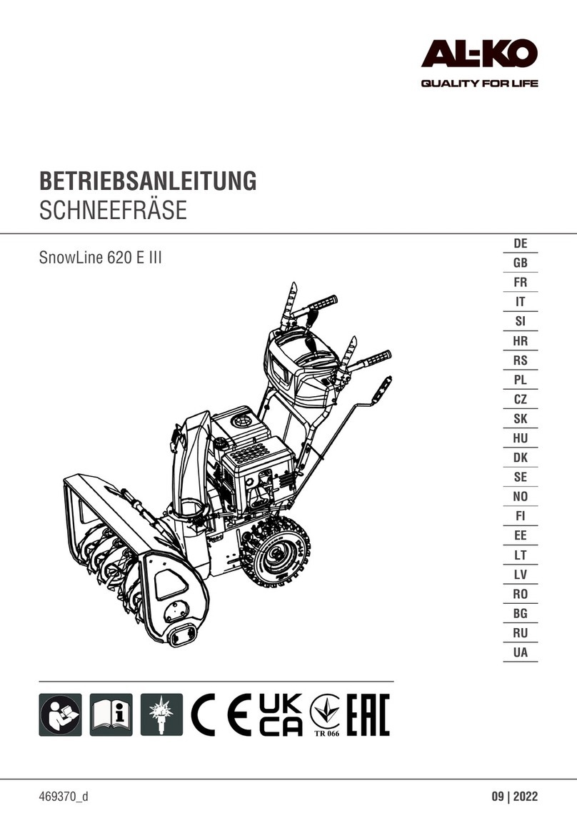AL-KO SnowLine 620 E III Operating and installation instructions