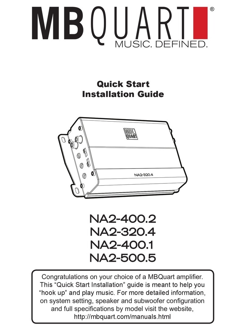 MB QUART NA2-400.2 Instruction Manual