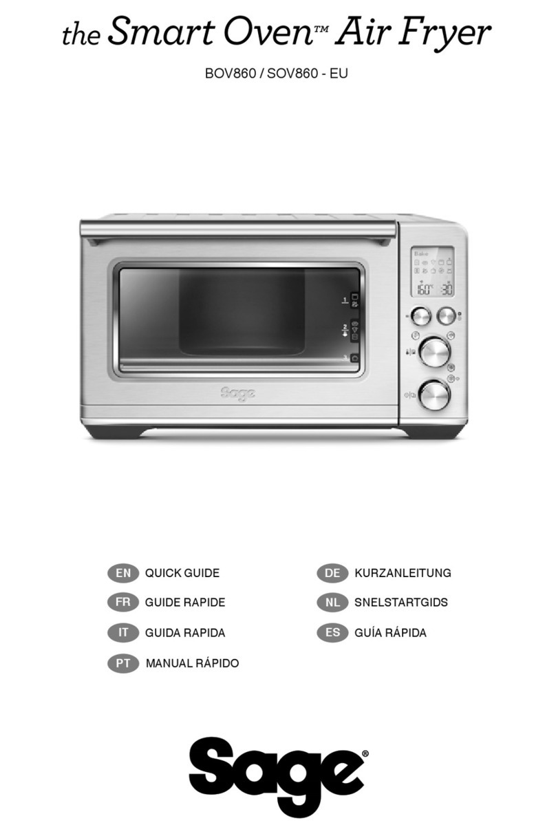 Sage Smart Oven quick start guide