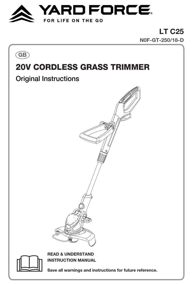 Yard force LT C25 instructions