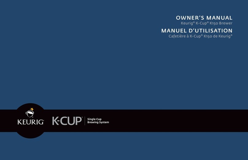 Keurig K150 User manual