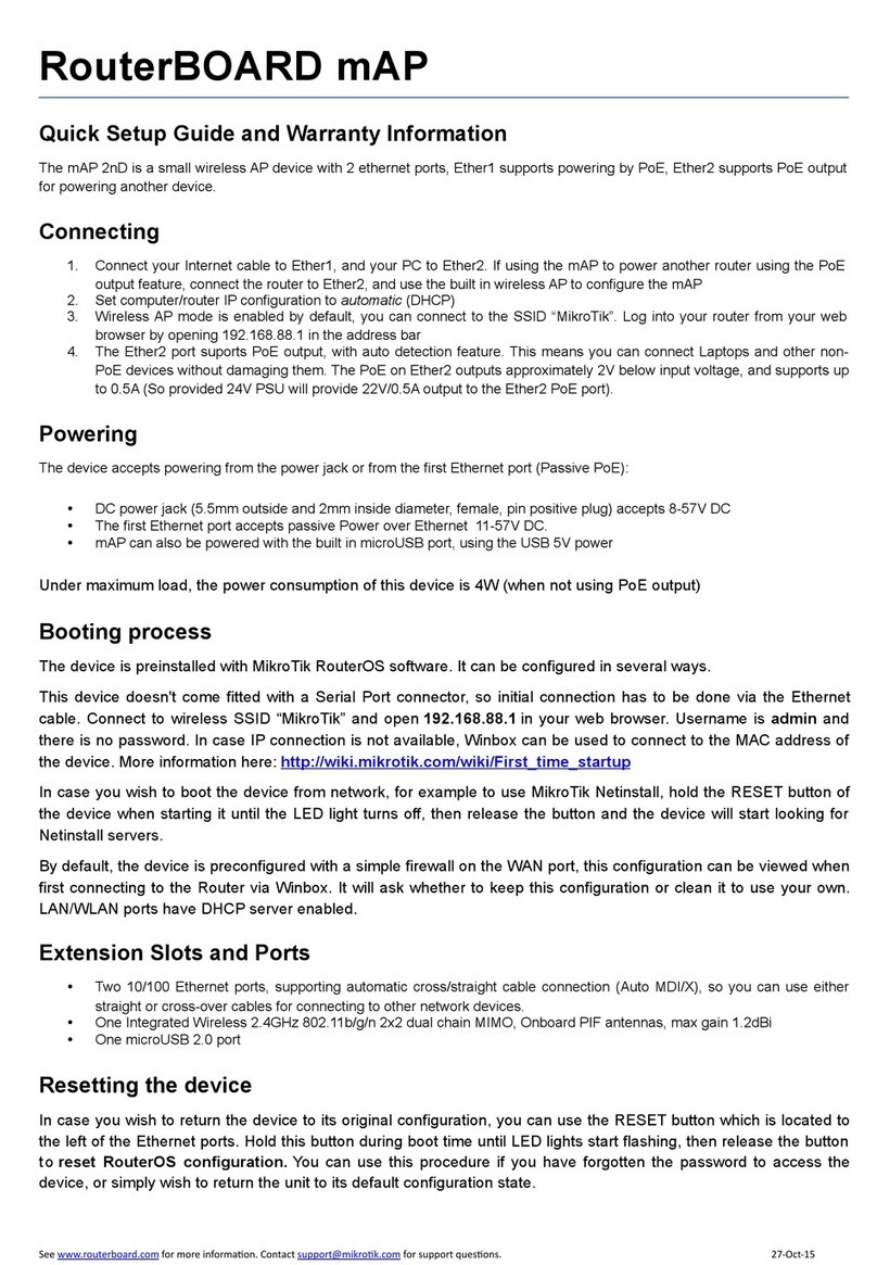 MikroTik RBmAP2nD User manual