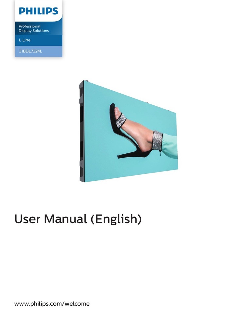 Philips L line 31BDL7324L User manual