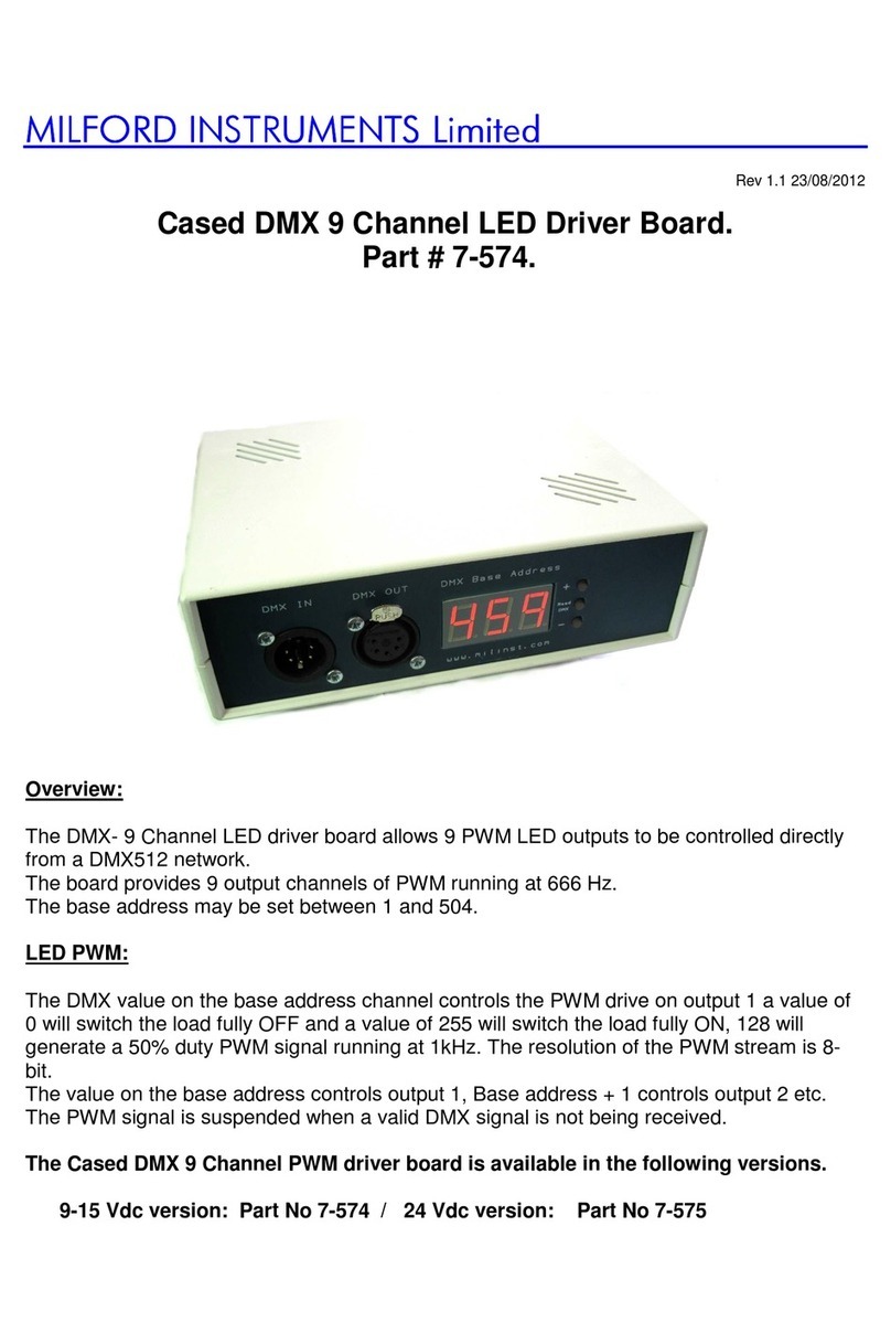 Milford Instruments 7-574 quick start guide