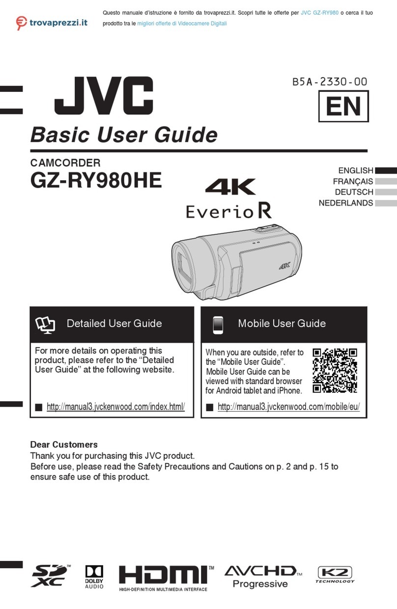 JVC Everio GZ-RY980 Operating and maintenance manual