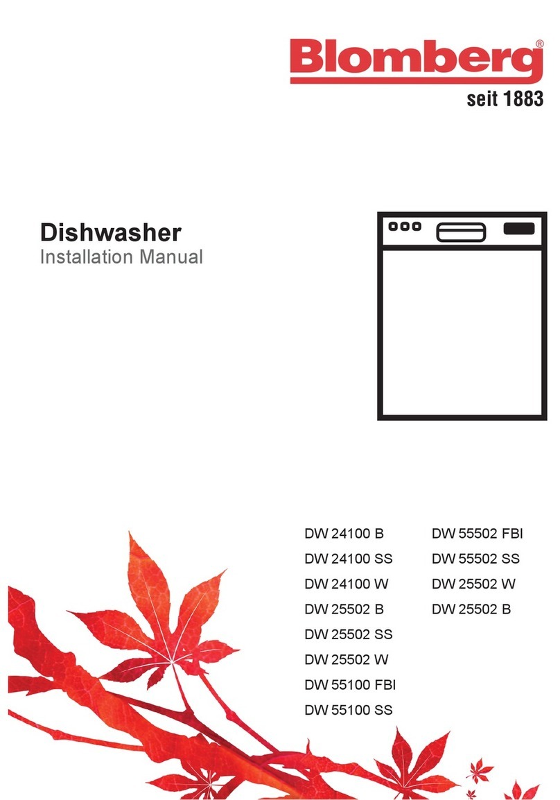 Blomberg DW 55502 FBI installation manual