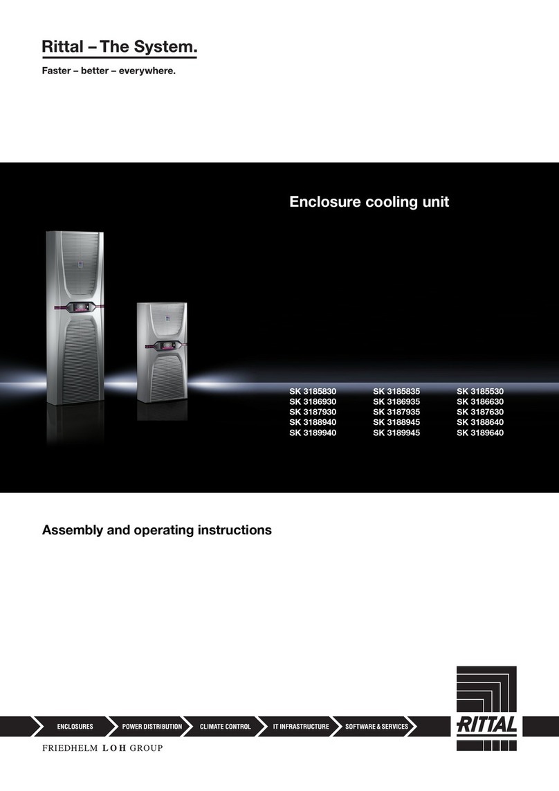 Rittal SK 3185830 Assembly and operating instructions