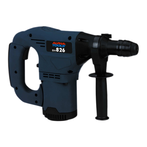 Alpha tools BH 826 User manual