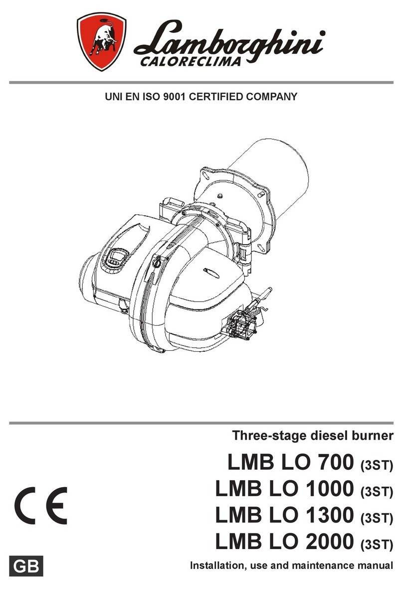 Lamborghini Caloreclima LMB LO 700 Service manual