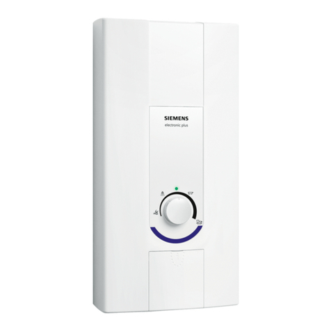 Siemens DE 628M Series User manual