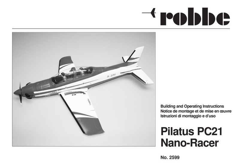 ROBBE Pilatus PC21 Nano-Racer Operating instructions
